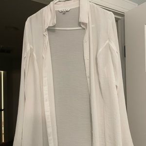 Womens XL Sheer Cover-Up Top